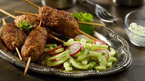 Kofta z wołowiną i kaszą orkiszową