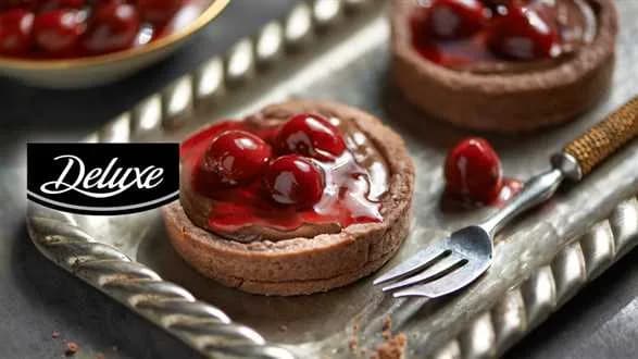 Czekoladowo-wiśniowe tartaletki