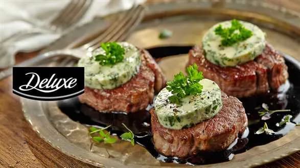 Steki z polędwicy wołowej z ziołowym masłem