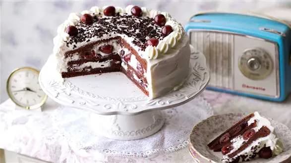 Tort szwarcwaldzki z wiśniami