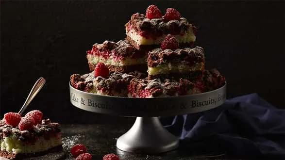 Placek kokosowo-malinowy