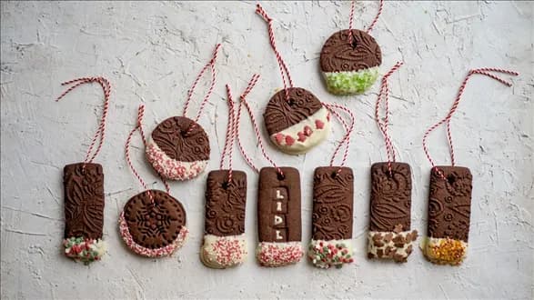 Jadalne zawieszki – kruche maślane ciasteczka