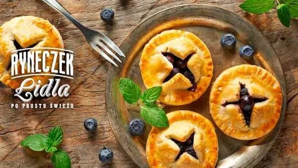 Ciasteczka z serem i borówkami