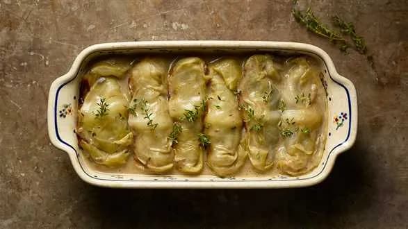 Gołąbki z kiszonej kapusty