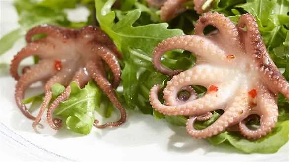 Ośmiorniczki z grilla