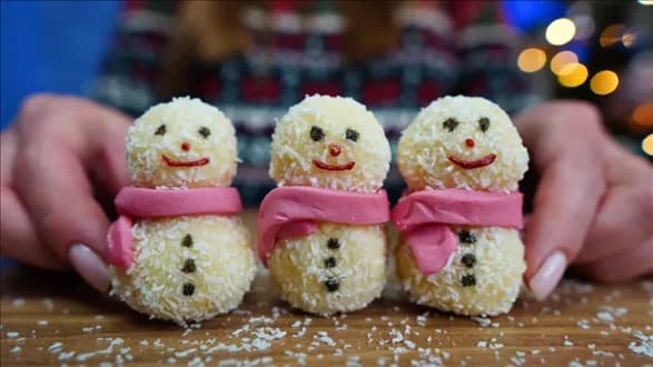 Świąteczne bałwanki