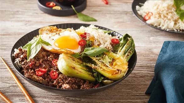 Bowl z wołowiną w stylu japońskim