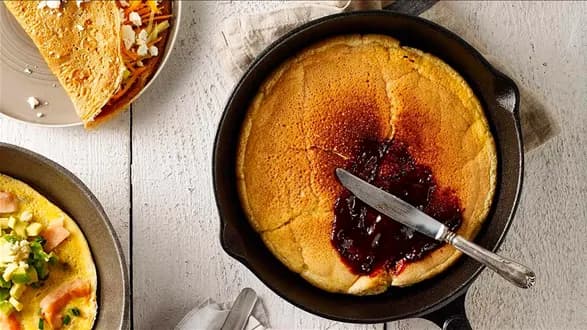 Puszysty omlet na słodko