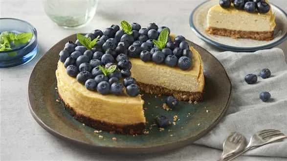 Tofurnik z borówkami