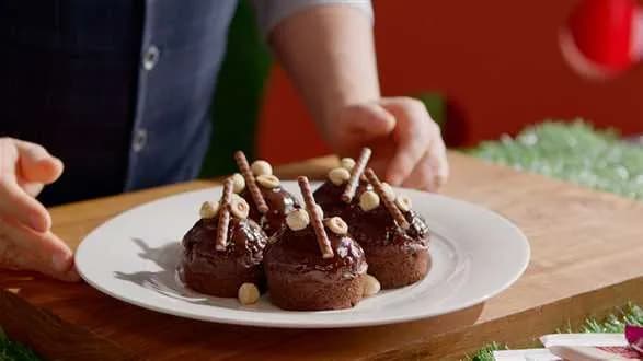 Babeczki czekoladowe z suszonymi żurawinami