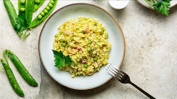 Risotto z groszkiem — przepis rodem z Wenecji