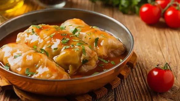 Gołąbki z młodej kapusty