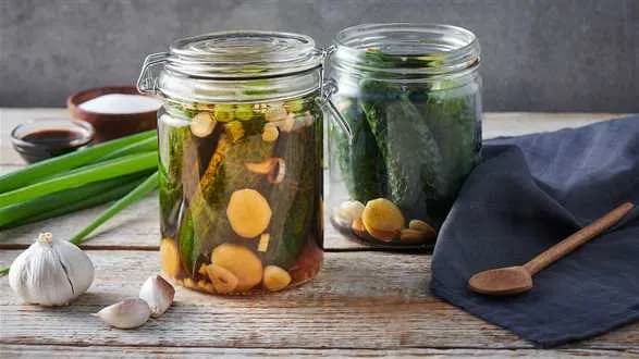 Marynowane ogórki w stylu koreańskim