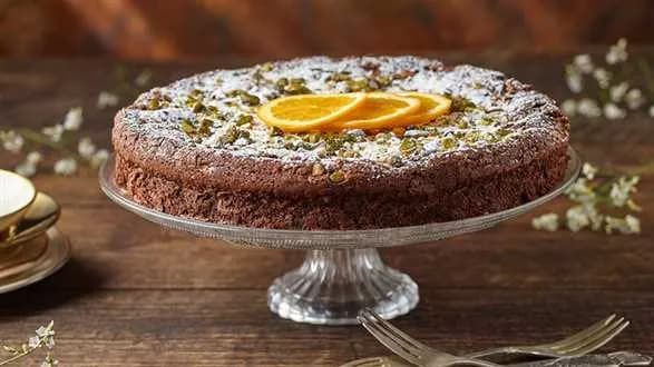 Hiszpańskie ciasto czekoladowe z pomarańczą