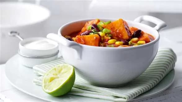 Wegetariańskie chili z batatami