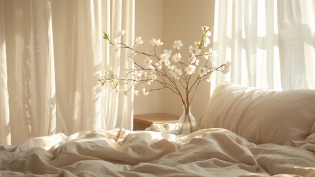 Beżowa sypialnia: Inspiracje do stworzenia oazy spokoju